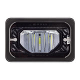 4" X 6" Heated LED Headlight Low Beam - Black