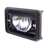 4" X 6" Heated LED Headlight Low Beam - Black