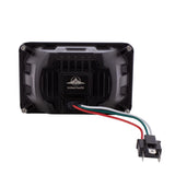 4" X 6" Heated LED Headlight High Beam - Black