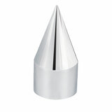 1 1/2" x 4 1/8" Chrome Plastic Spike Nut Cover - Push-On (60 Pack)
