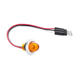 4 LED Dual Function Mini Watermelon Light (Clearance/Marker) - Amber LED/Amber Lens