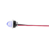 4 LED Dual Function Mini Watermelon Light (Clearance/Marker) - Blue LED/Clear Lens