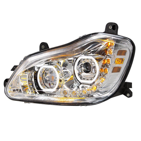 Chrome 10 LED Headlight for 2013-2021 Kenworth T680