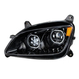 Black 10 LED Headlight For Peterbilt 587 (2010-2016) & 579 (2012-2021)