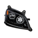 Black 10 LED Headlight For Peterbilt 587 (2010-2016) & 579 (2012-2021)