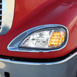 Chrome LED Headlight For 2001-2020 Freightliner Columbia