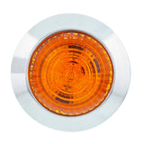 6 LED 1-1/4" Dual Function Light (Clearance/Marker)-Amber LED/Amber Lens