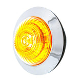 6 LED 1-1/4" Dual Function Light (Clearance/Marker)-Amber LED/Amber Lens