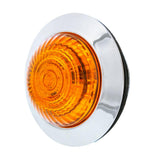 6 LED 1-1/4" Dual Function Light (Clearance/Marker)-Amber LED/Amber Lens