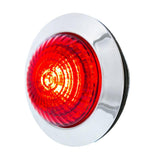 6 LED 1-1/4" Dual Function Light (Clearance/Marker)-Red LED/Red Lens