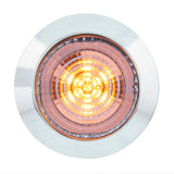 6 LED 1-1/4" Dual Function Light (Clearance/Marker)-Amber LED/Clear Lens