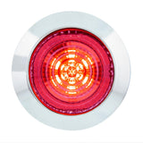 6 LED 1-1/4" Dual Function Light (Clearance/Marker)-Red LED/Clear Lens
