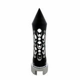 Black "Daytona" 13/15/18 Speed Spike Gearshift Knob w/ Adapter - Vertical