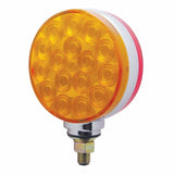 34 LED Reflector Double Face Turn Signal Light - Amber/Red Lens
