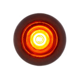1 LED Mini Clearance Light Amber LED With Amber Lens w/ Rubber Grommet