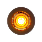 1 LED Mini Clearance Light Amber LED With Clear Lens w/ Rubber Grommet