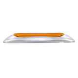 4 LED Light Track Clearance/Marker Light - Amber LED/Amber Lens
