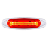 4 LED Light Track Clearance/Marker Light - Red LED/Red Lens