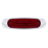 4 LED Light Track Clearance/Marker Light - Red LED/Red Lens