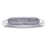 4 LED Light Track Clearance/Marker Light - Amber LED/Clear Lens