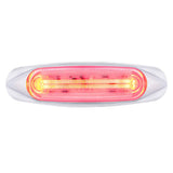 4 LED Light Track Clearance/Marker Light - Red LED/Clear Lens