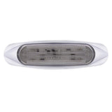 4 LED Light Track Clearance/Marker Light - Red LED/Clear Lens