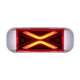 Saber Rectangular LED Marker Light - Red