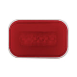 14 LED Rectangular GloLight Kit (Stop, Turn & Tail) - Red LED/Red Lens