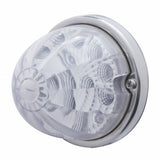 17 LED Reflector Watermelon Flush Mount Kit w/ Low Profile Bezel - Amber LED/Clear Lens