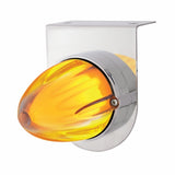 Stainless Light Bracket w/ 9 LED Dual Function "GLO" Watermelon Light - Amber LED/Clear Lens