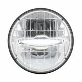 7" High Power LED Headlight with 10 White LED Daytime Running Light Bar