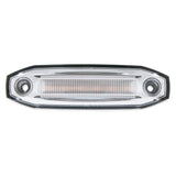6 Amber LED Clearance/Marker Light With 6 White LED Side Ditch Light