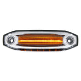 6 Amber LED Clearance/Marker Light With 6 Amber LED Side Ditch Light