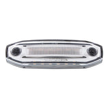 6 Amber LED Clearance/Marker Light With 6 Amber LED Side Ditch Light