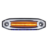 6 Amber LED Clearance/Marker Light With 6 Blue LED Side Ditch Light
