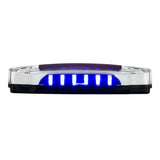 6 Amber LED Clearance/Marker Light With 6 Blue LED Side Ditch Light