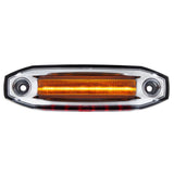 6 Amber LED Clearance/Marker Light With 6 Red LED Side Ditch Light