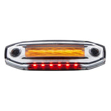 6 Amber LED Clearance/Marker Light With 6 Red LED Side Ditch Light
