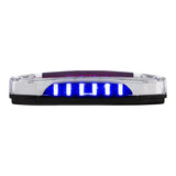 6 Red LED Clearance/Marker Light With 6 Blue LED Side Ditch Light