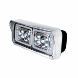 10 High Power LED "Chrome" Projection Headlight w/LED Turn Signal & Position Light Bar