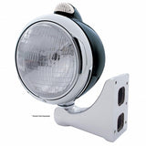Black Guide 682-C Headlight H6024 & Dual Mode LED Signal - Clear Lens