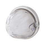 9 LED Dual Function "Glo" Watermelon Flush Mount Kit - Amber LED/Clear Lens