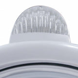 Chrome Guide 682-C Headlight H4 w/ 34 Amber LED & LED Signal - Clear Lens