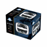 5” x 7” LED Rectangular Light with LED Light Bar