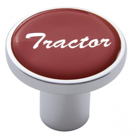 "Tractor" Air Valve Knob - Red Glossy Sticker