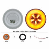 18 LED 4" "GLO" Turn Signal Light Kit - Amber LED/Amber Lens