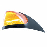 Black Guide 682-C Style Headlight Crystal H4 & Original Style LED Signal - Amber Lens