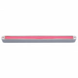 24 LED Dual Function 12" "GLO" Light Bar w/ Bezel - Red LED/Clear Lens