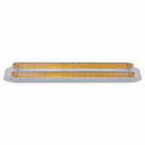 38 LED 13 3/4" Turn Signal Light Bar - Amber LED/Amber Lens