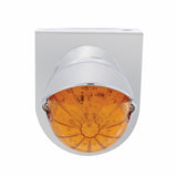 Stainless Light Bracket w/ 19 LED Bullet Style Grakon 1000 Light & Visor - Amber LED/Amber Lens